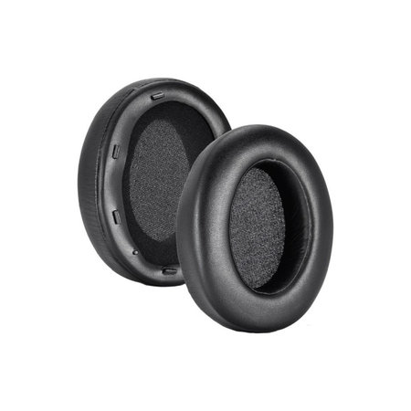 Coussinets de rechange pour Sony WH-XB910N, Mousse à mémoire + cuir PU, Noires, 1 Paire