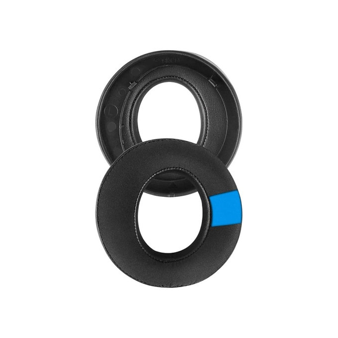 Coussinets de rechange pour Sony Playstation 5 Pulse 3D PS5, Mousse à mémoire + cuir PU, Noires, Gel Rafraîchissant, 1 Paire