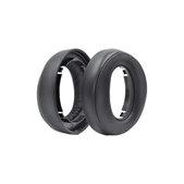 Coussinets de rechange pour Sony Playstation Platinum, Mousse à mémoire + cuir PU, Noires, 1 Paire