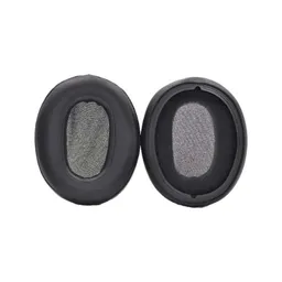 Coussinets de rechange pour Sony WH-XB900N, Mousse à mémoire + cuir PU, Noires, 1 Paire