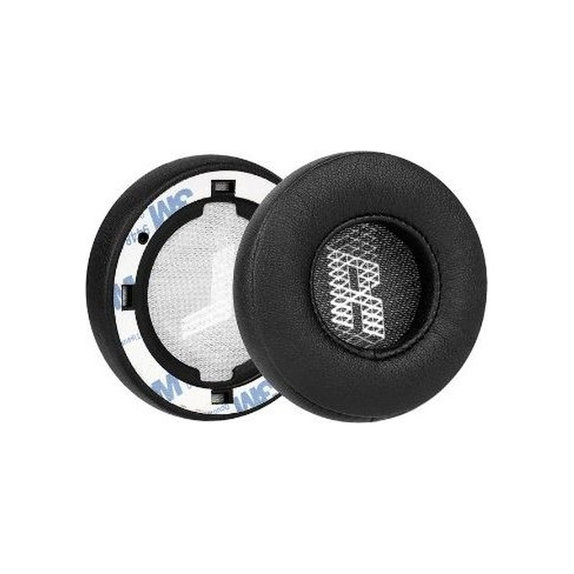 Coussinets de rechange pour JBL E45BT, Mousse à mémoire + cuir PU, Noires, 1 Paire