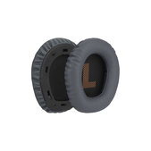 Coussinets de rechange pour JBL Quantum 100, Mousse à mémoire + cuir PU, Gris foncé, 1 Paire