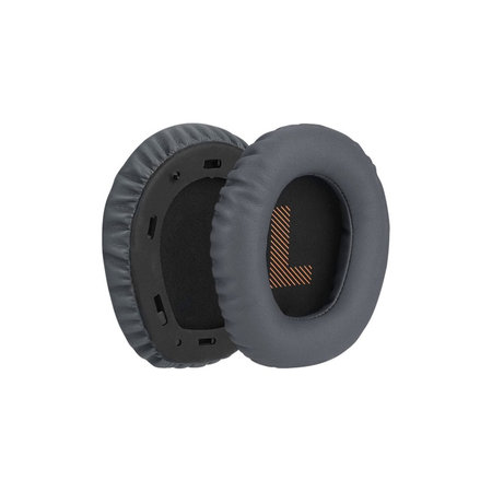 Coussinets de rechange pour JBL Quantum 100, Mousse à mémoire + cuir PU, Gris foncé, 1 Paire