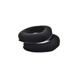 Coussinets de rechange pour Logitech Astro A40, A50, Mousse à mémoire + en Textile, Noires, 1 Paire