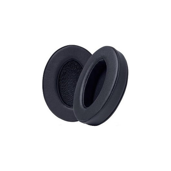 Coussinets de rechange pour Sennheiser HD300, HD4.50BTNC, Mousse à mémoire + cuir PU, Noires, 1 Paire