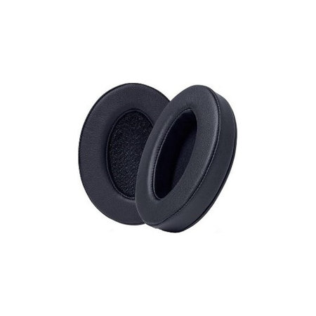 Coussinets de rechange pour Sennheiser HD300, HD4.50BTNC, Mousse à mémoire + cuir PU, Noires, 1 Paire