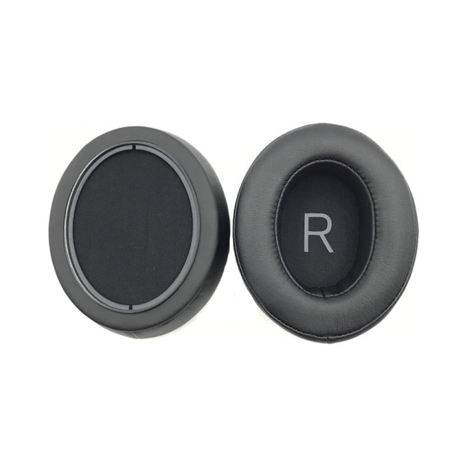 Coussinets de rechange pour Sennheiser Momentum 3.0, Mousse à mémoire + cuir PU, Noires, 1 Paire