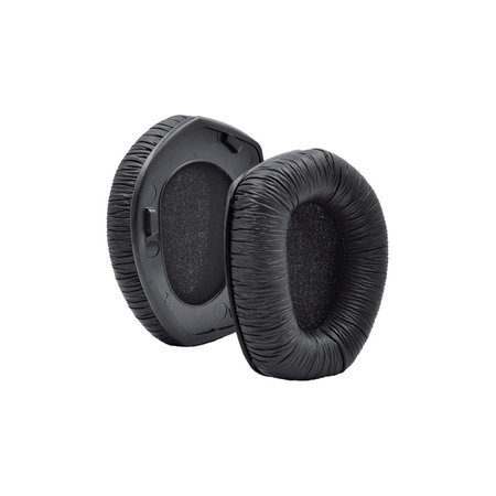 Coussinets de rechange pour Sennheiser HDR175, RS175, Mousse à mémoire + cuir PU, Noires, 1 Paire