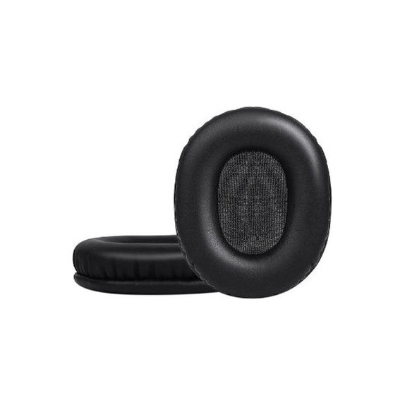 Coussinets de rechange pour Audio-Technica ATH-M50X, cuir PU, Noires, 1 Paire