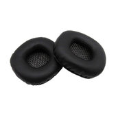 Coussinets de rechange pour Marshall Major I, II, Mousse à mémoire + cuir PU, Noires, 1 Paire