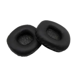 Coussinets de rechange pour Marshall Major I, II, Mousse à mémoire + cuir PU, Noires, 1 Paire