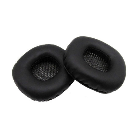 Coussinets de rechange pour Marshall Major I, II, Mousse à mémoire + cuir PU, Noires, 1 Paire