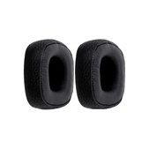 Coussinets de rechange pour Marshall Major III, Mousse à mémoire + cuir PU, Noires, 1 Paire