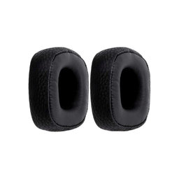 Coussinets de rechange pour Marshall Major III, IV, Mousse à mémoire + cuir PU, Noires, 1 Paire