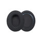 Coussinets de rechange pour Philips SHP9500, Mousse à mémoire + en Textile, Noires, 1 Paire