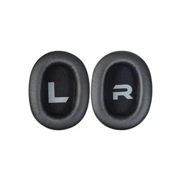 Coussinets de rechange pour AKG K361, K371, Mousse à mémoire + cuir PU, Noires, 1 Paire