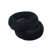 Coussinets de rechange pour AKG K702, Mousse à mémoire + Daim, Noires, 1 Paire