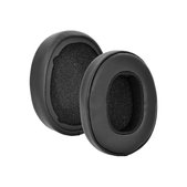 Coussinets de rechange pour Skullcandy Hesh 3.0, Crusher, Mousse à mémoire + cuir PU, Noires, 1 Paire