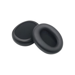 Coussinets de rechange pour Skullcandy Crusher ANC 2, Mousse à mémoire + cuir PU, Noires, 1 Paire