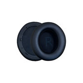 Coussinets de rechange pour Anker Soundcore Life Q45, Mousse à mémoire + cuir PU, Noires, 1 Paire
