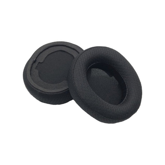 Coussinets de rechange pour SteelSeries Arctis Nova Pro, Mousse à mémoire + en Textile, Noires, 1 Paire