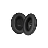 Coussinets de rechange pour Bose QuietComfort 45, Mousse à mémoire + cuir PU, Noires, 1 Paire