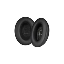 Coussinets de rechange pour Bose QuietComfort 45, Mousse à mémoire + cuir PU, Noires, 1 Paire