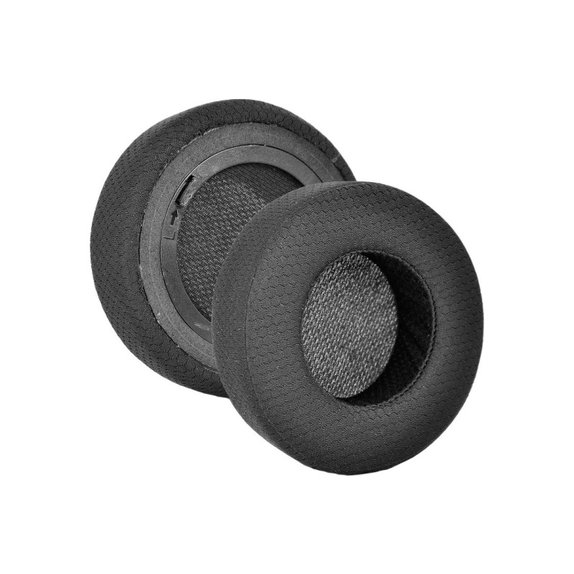 Coussinets de rechange pour Corsair Virtuoso RGB, Mousse à mémoire + en Textile, Noires, 1 Paire