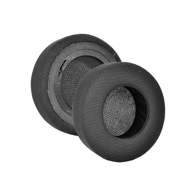 Coussinets de rechange pour Corsair Virtuoso RGB, Mousse à mémoire + en Textile, Noires, 1 Paire