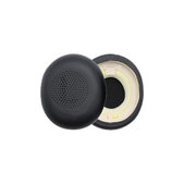 Coussinets de rechange pour Jabra Evolve2 65UC, Elite 45H, Mousse à mémoire + cuir PU, Noires, 1 Paire