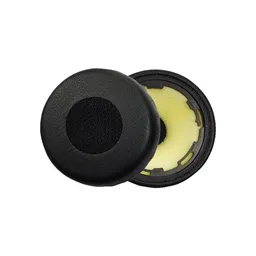 Coussinets de rechange pour Jabra Evolve 75, 75+, UC, MS, Mousse à mémoire + cuir PU, Noires, 1 Paire