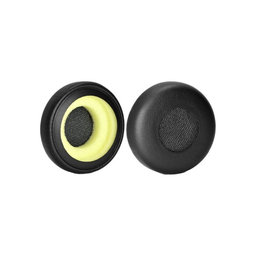 Coussinets de rechange pour Jabra Evolve 20, 30, 40, cuir PU, Noires, 1 Paire