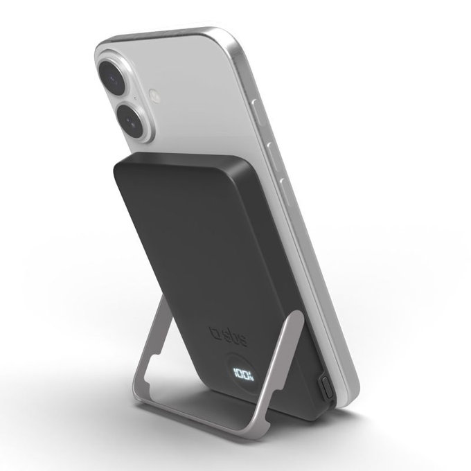 SBS - PowerBank 5000mAh, 20W, Power Delivery, Mag Stand, noir