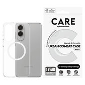 Étui Urban Combat avec QI blanc pour Samsung Galaxy S25 Edge, Transparent, PanzerGlass