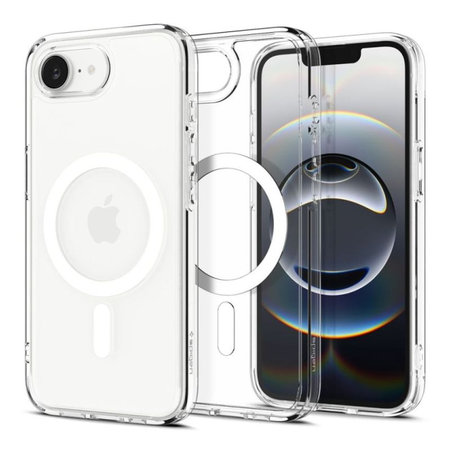 Spigen - Coque Ultra Hybrid avec MagSafe pour iPhone 16e, blanc