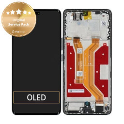 Honor Magic7 Lite - Écran LCD + Écran tactile + Cadre (Titanium Black) - 0235AMMM Genuine Service Pack