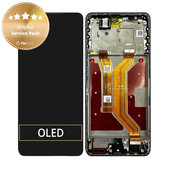Honor Magic7 Lite - Écran LCD + Écran tactile + Cadre (Jade Cyan) - 0235AMMN Genuine Service Pack