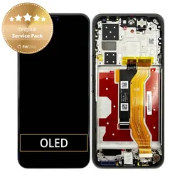 Honor 400 Pro - Écran LCD + Écran tactile + Cadre (Lunar Grey) - 0235APLD Genuine Service Pack