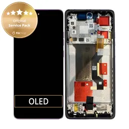 Motorola Edge 60 Pro - Écran LCD + Écran tactile + Cadre (Sparkling Grape) - 5D68C30047 Genuine Service Pack