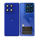 Motorola Edge 60 Pro - Cache batterie (Dazzling Blue) - 5D68C30059 Genuine Service Pack