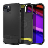 Spigen - Coque Rugged Armor avec MagSafe pour iPhone 14, Matte Black