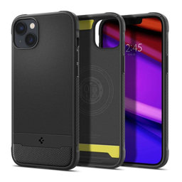 Spigen - Coque Rugged Armor avec MagSafe pour iPhone 14, Matte Black