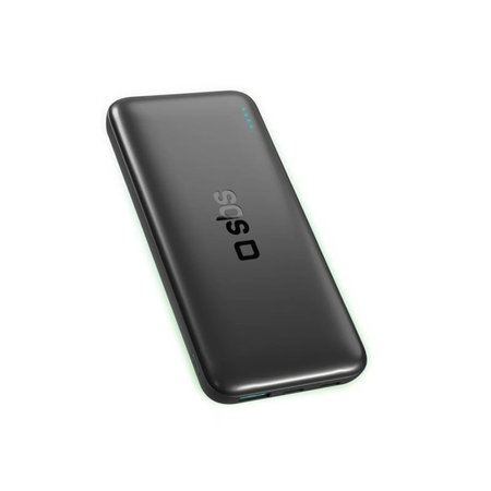 SBS - PowerBank 10000mAh, 10W, Infinity, LiFePO4, USB-C/USB-A, noir