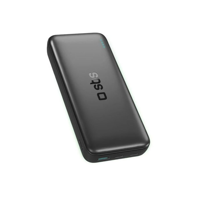 SBS - PowerBank 20000mAh, 10W, Infinity, LiFePO4, USB-C/USB-A, noir