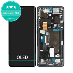 Motorola Edge 50 Ultra - Écran LCD + Écran tactile + Cadre (Forest Grey) OLED