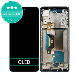 Motorola Edge 60 Fusion - Écran LCD + Écran tactile + Cadre (Amazonite) OLED