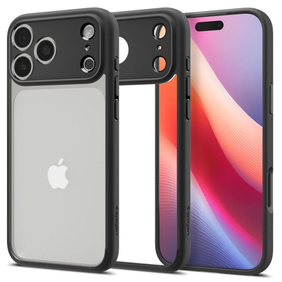 Spigen - Housse Ultra Hybrid pour iPhone 17 Pro Max, Matte Black
