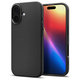 Spigen - Housse Liquid Air pour iPhone 17, Matte Black