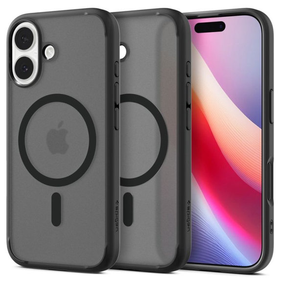 Spigen - Housse Ultra Hybrid MagSafe pour iPhone 17, Frost Black