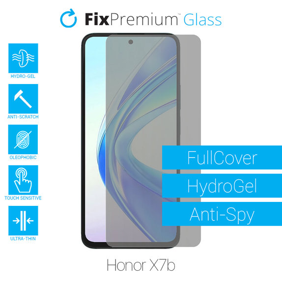 FixPremium HydroGel Anti-Spy - Protecteur d'écran pour Honor X7b